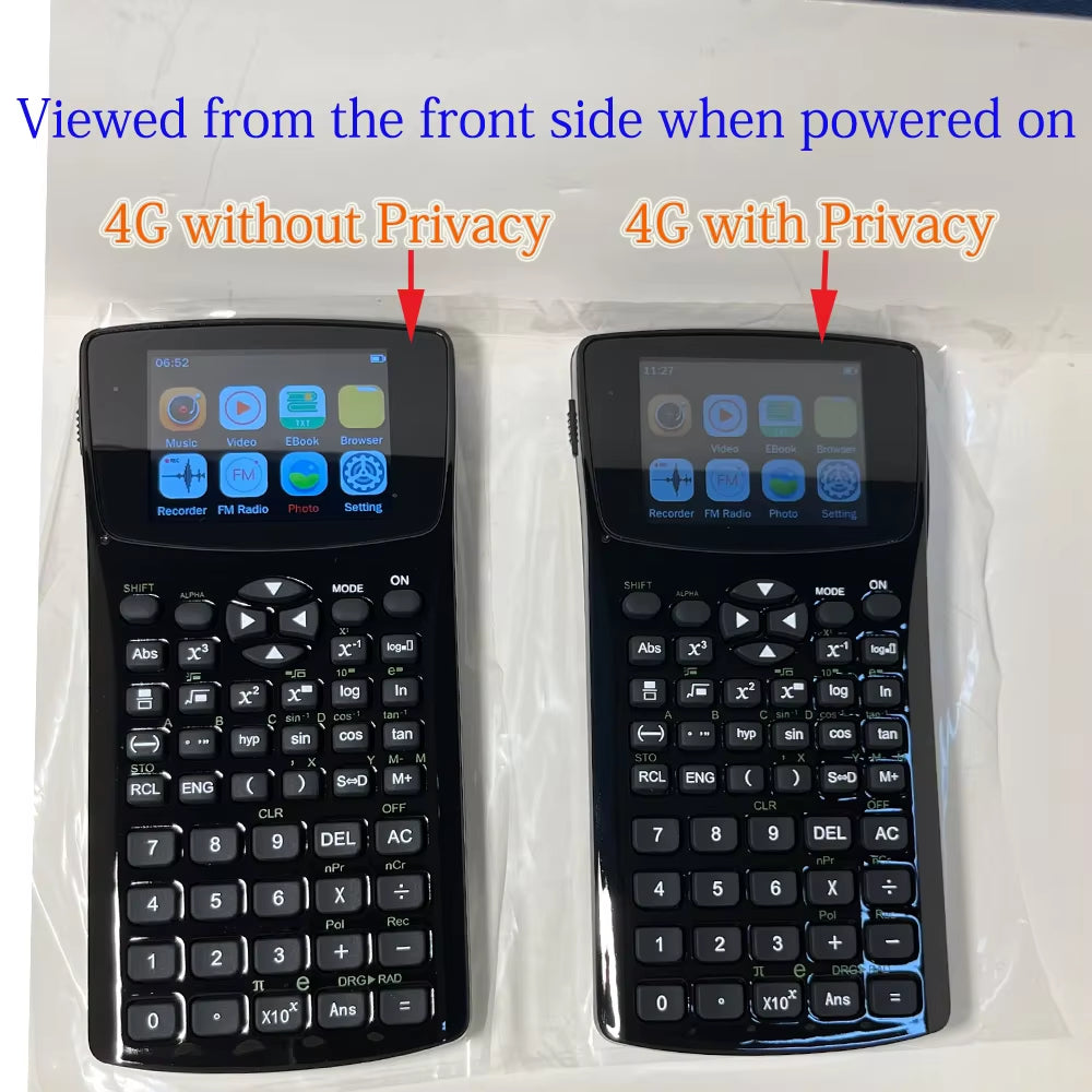 Text Calculator Text E-Book Reading Functions Student Calculator with Privacy Film(Choose the Sku with PF) Emergency Button